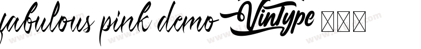 fabulous pink demo字体转换